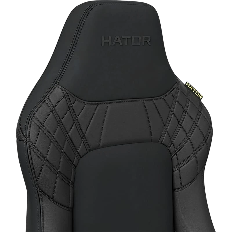Scaun Gaming HATOR Darkside 3L Pro PU Piele, Velur Negru