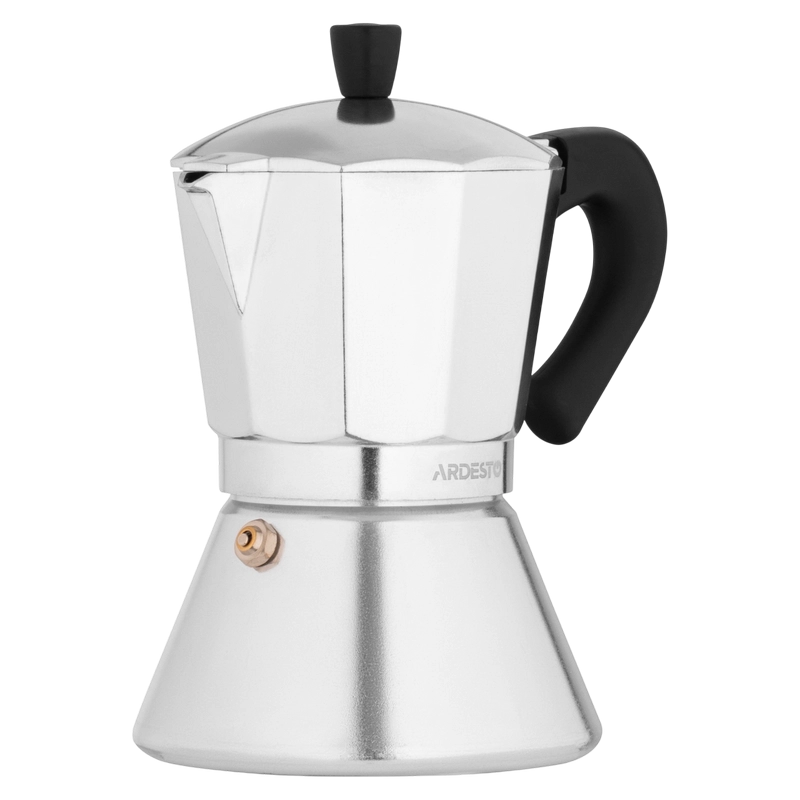 Гейзерная кофеварка Ardesto AR0806AI Gemini Piemonte Нержавеющая сталь