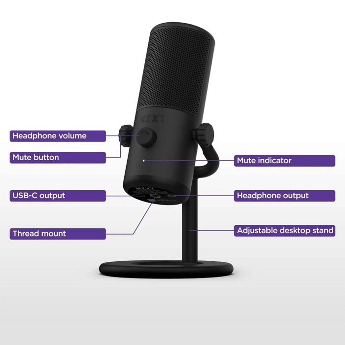 Microfon NZXT Capsule Mini Negru