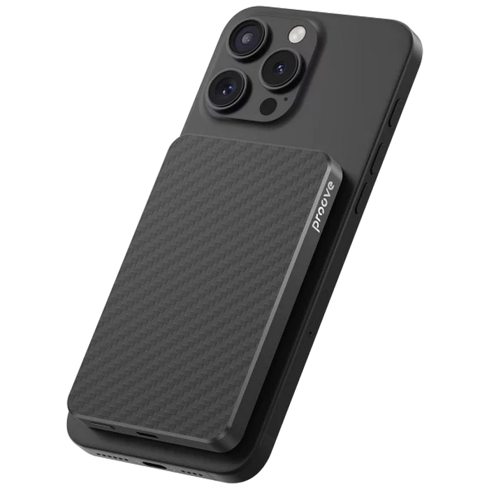 Acumulator extern Proove Carbon Slim 20W Negru