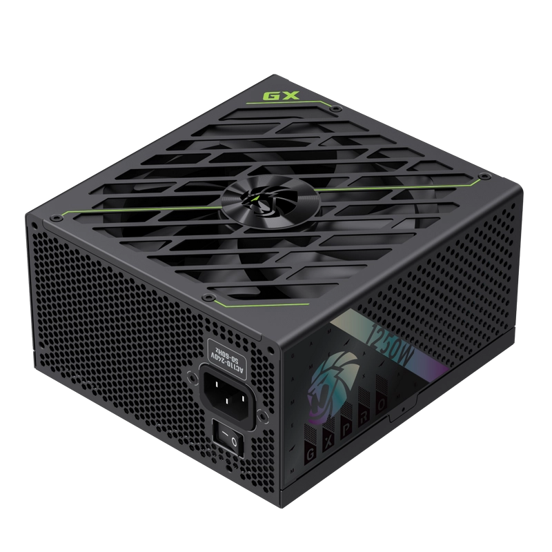 Блок питания для компьютеров Gamemax GX-1250G PRO ATX Черный