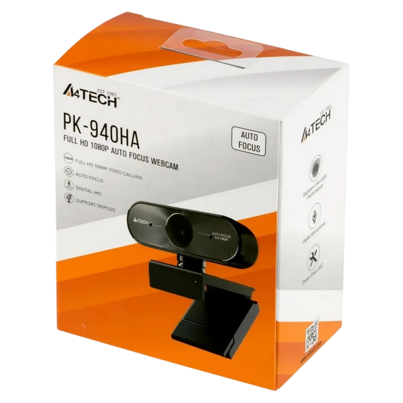 Cameră Web A4Tech PK-940HA Negru