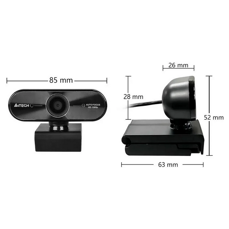 Cameră Web A4Tech PK-940HA Negru