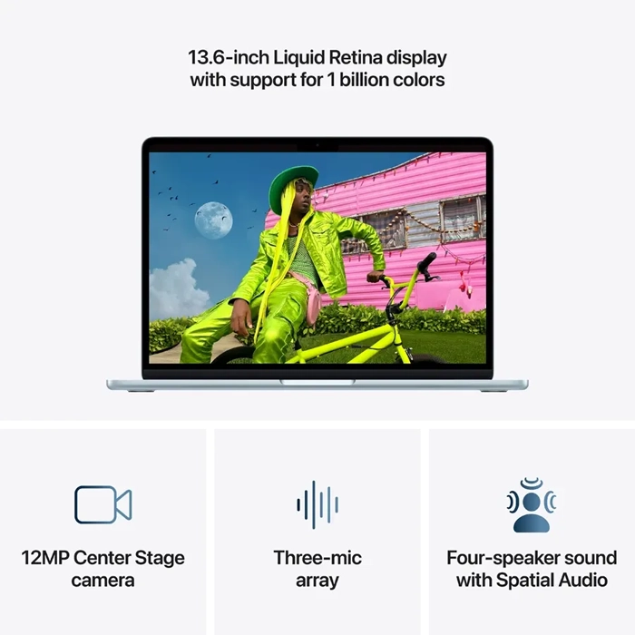 Laptop Apple MacBook Air 13.6 Sky Blue