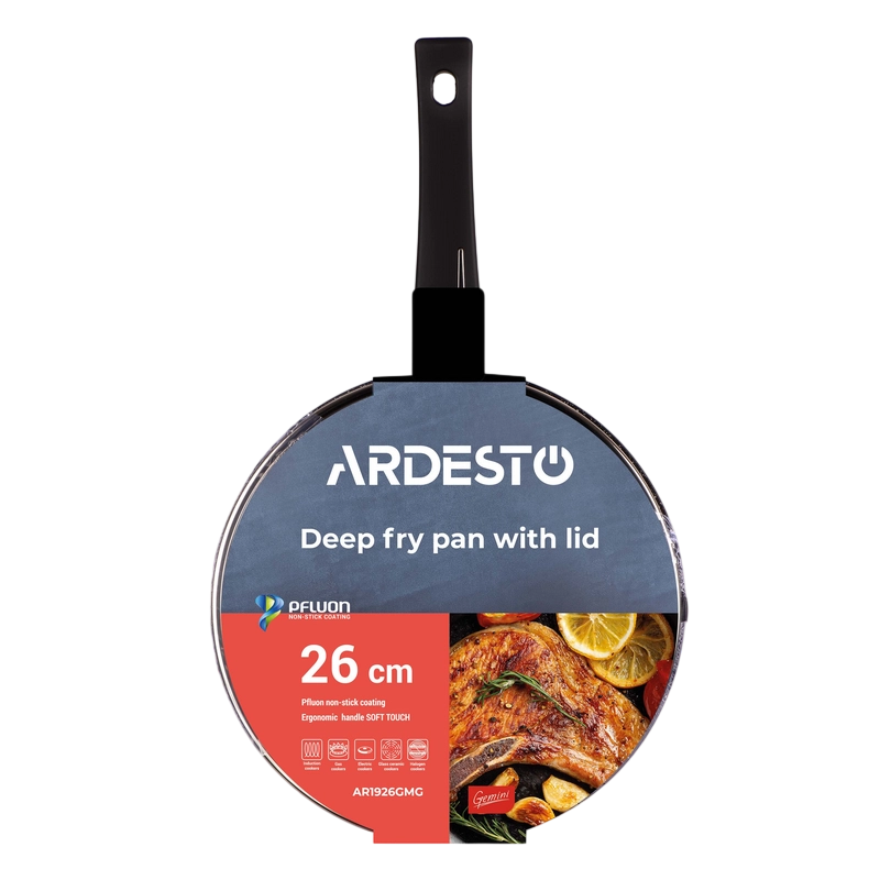 Сковорода Ardesto AR1926GMG Gemini Gourmet Andria Чёрный