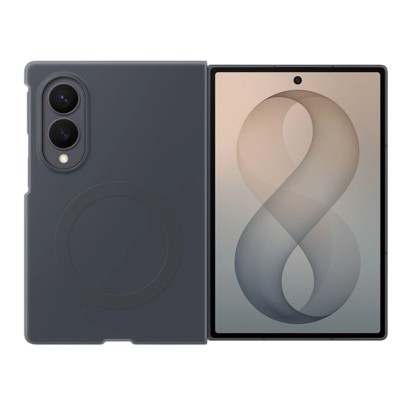 Чехол Samsung Galaxy Fold 8 Silicone Magnet Case Чёрный