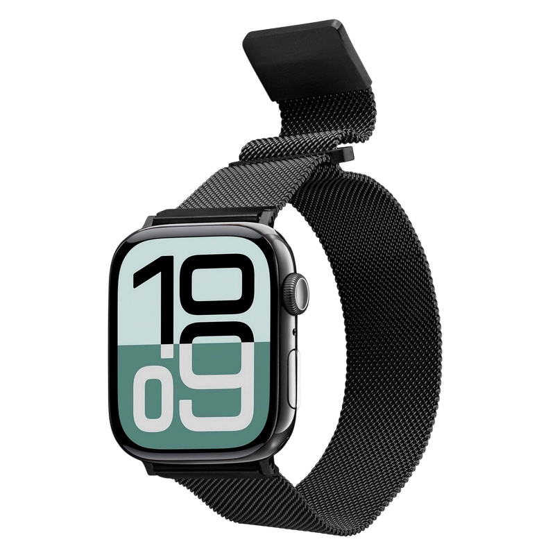 Curea pentru ceas Cellularline Steel Band Negru