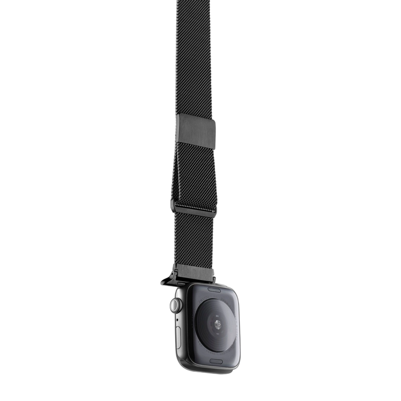 Curea pentru ceas Cellularline Steel Band Negru