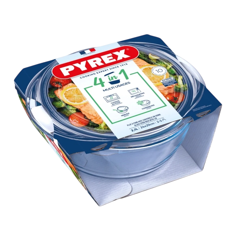 Cratiță Pyrex 204A000 Essentials Transparent