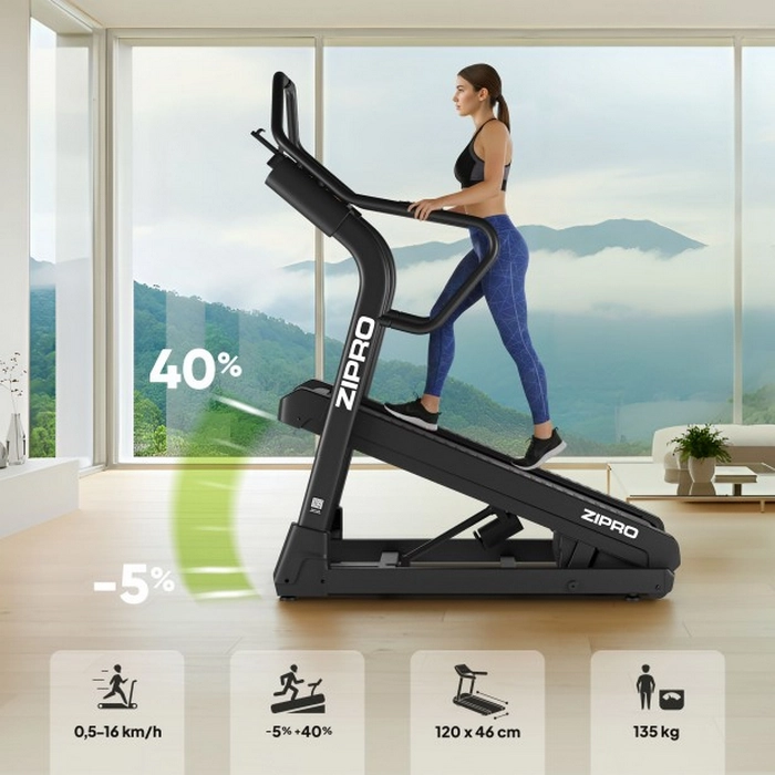 Bandă de alergat Zipro Shred Negru