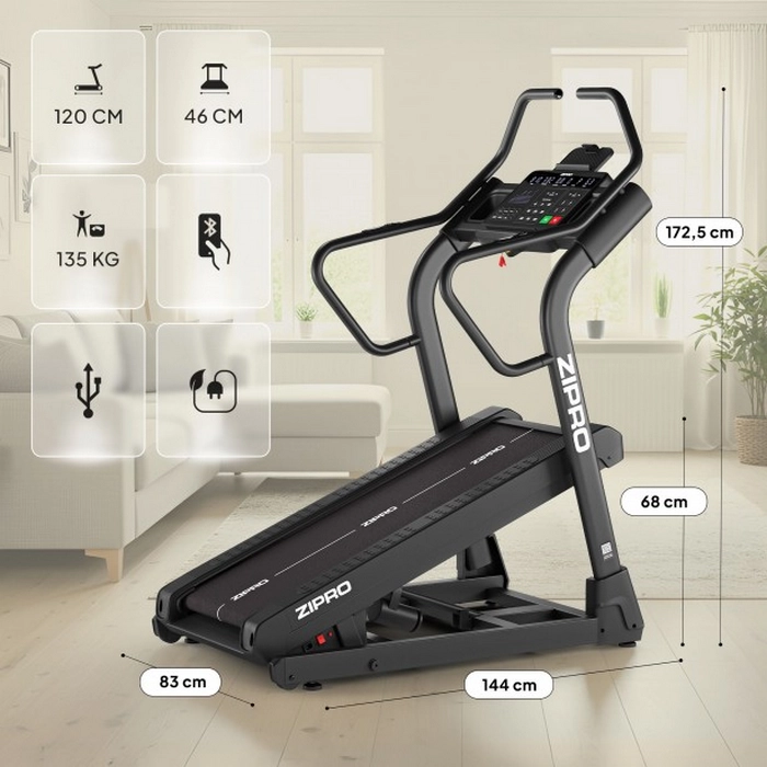 Bandă de alergat Zipro Shred Negru