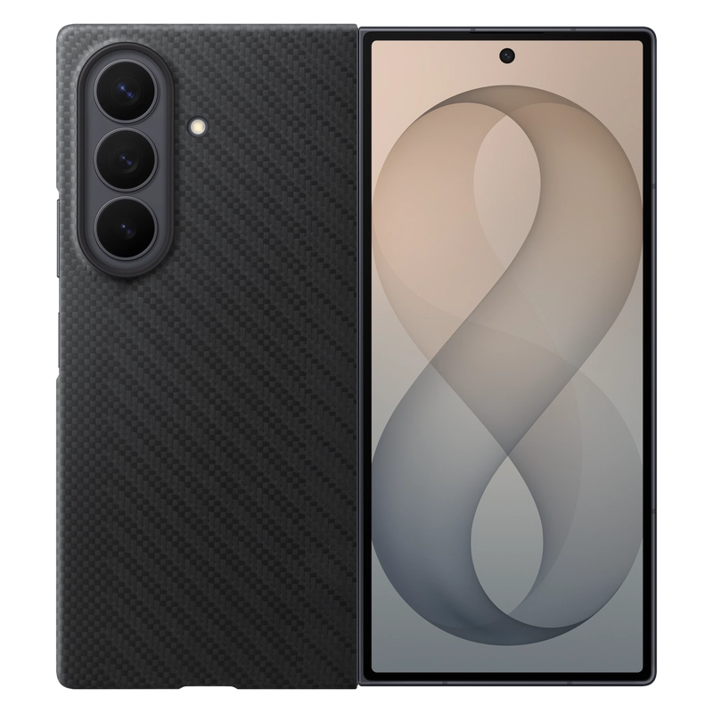 Чехол Samsung Galaxy Fold 8 Ultra Carbon Magnet Case Чёрный