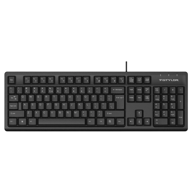 Клавиатура A4Tech FK12 Мембрана Черный