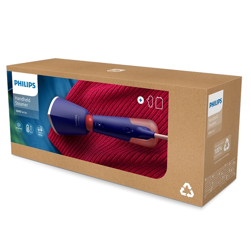 Aparat de călcat vertical cu aburi Philips STH5030/20 Albastru