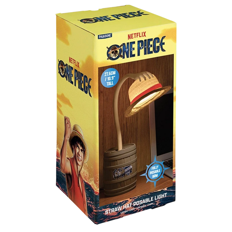 Lampă de noapte Paladone Straw Hat Posable Light Alb Cald