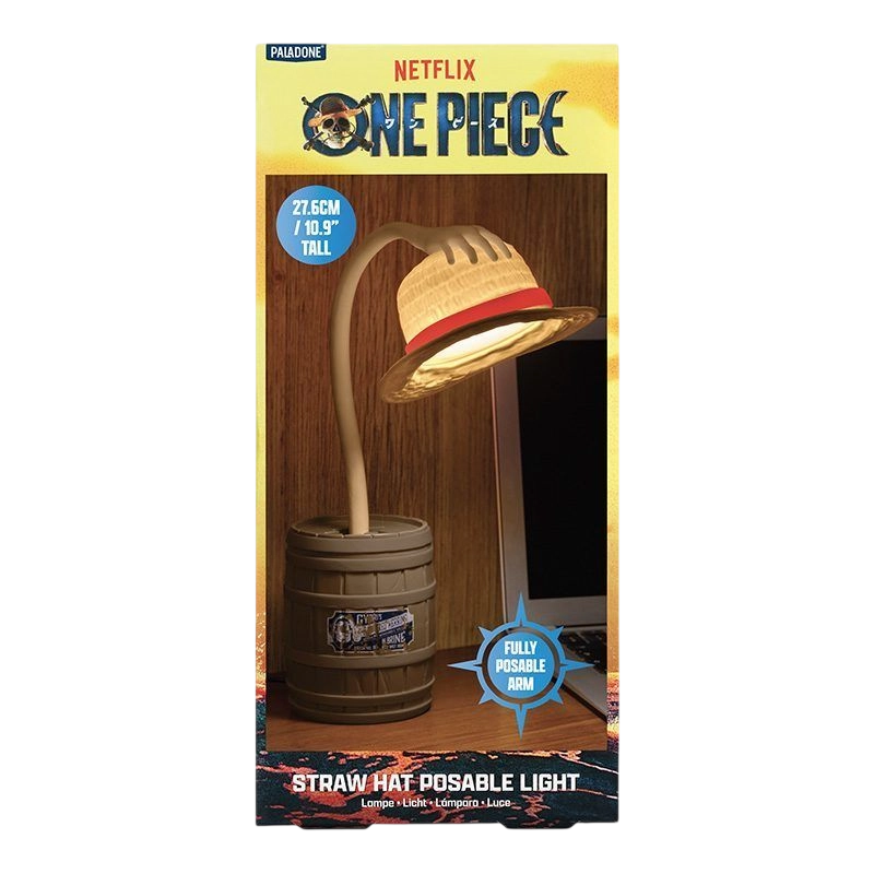 Lampă de noapte Paladone Straw Hat Posable Light Alb Cald