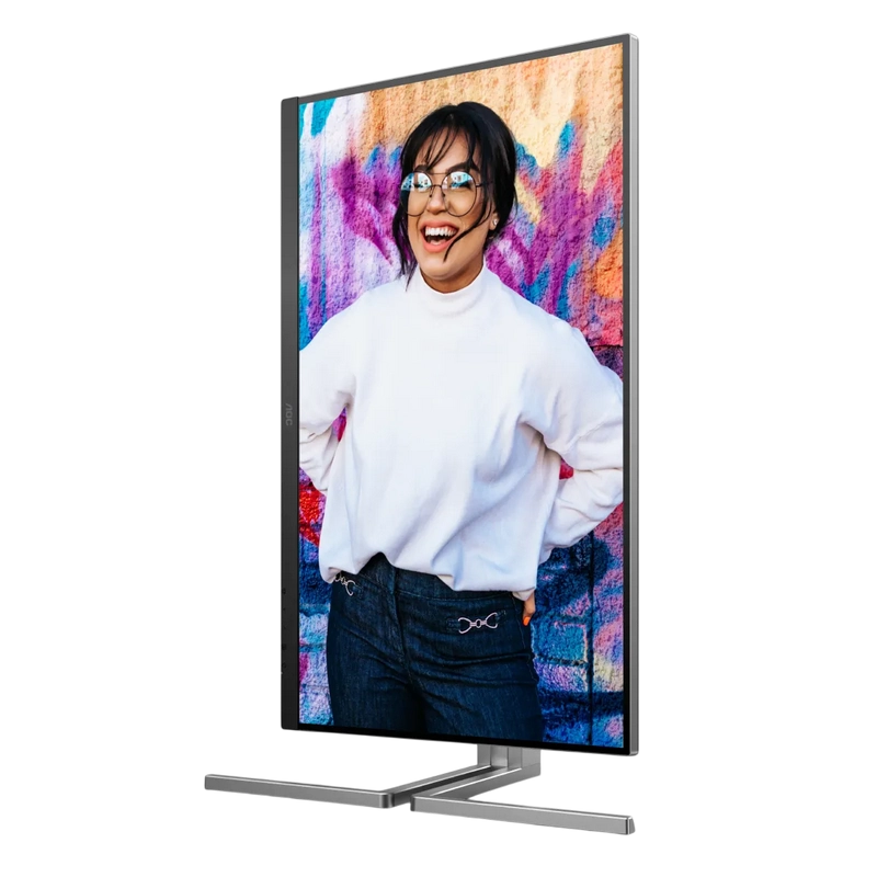 Монитор AOC Q27U3CV Серебристый