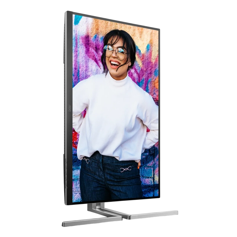 Монитор AOC Q27U3CV Серебристый