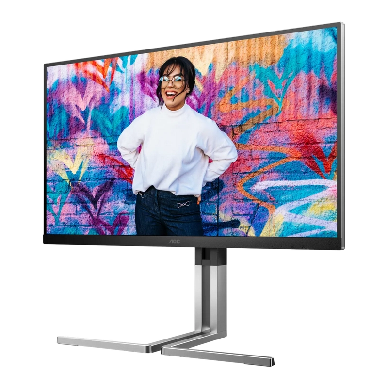 Монитор AOC Q27U3CV Серебристый