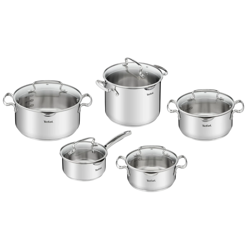 Набор посуды Tefal G719SA55 Duetto+ Нержавеющая сталь Нержавеющая сталь