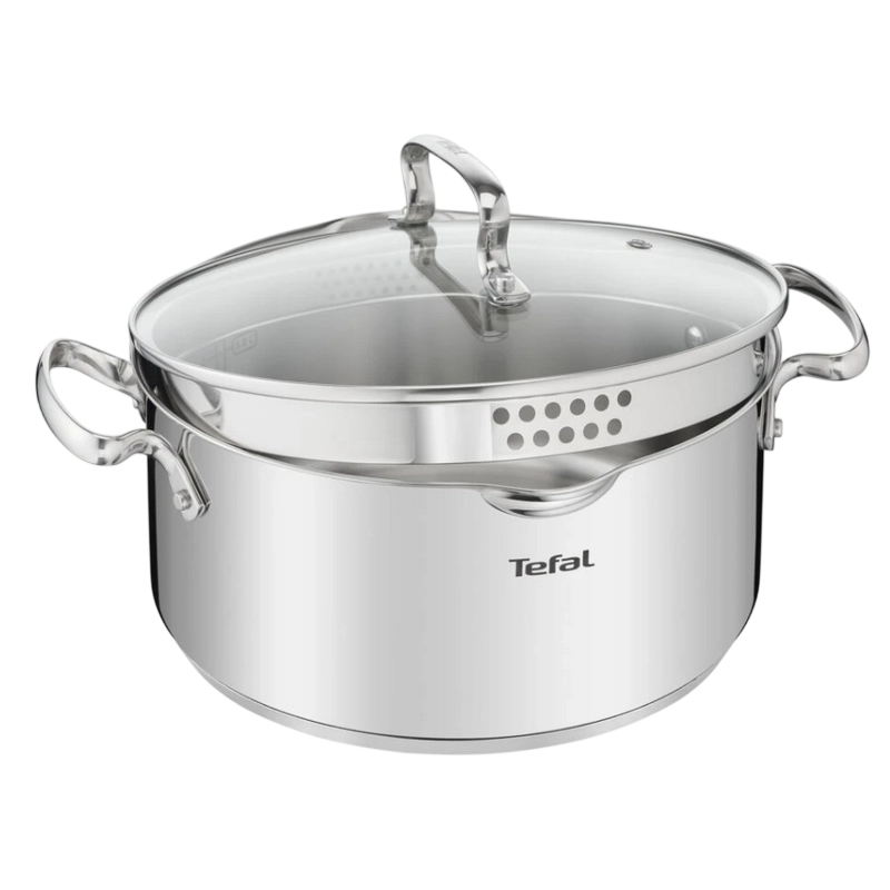Set de vase Tefal G719SA55 Duetto+ Oțel inoxidabil