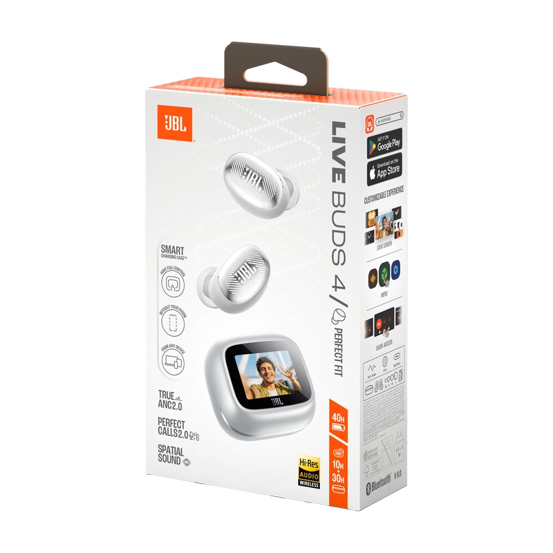 Bluetooth наушники JBL LIVE Buds 4 Серебристый