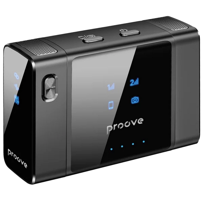 Портативный записывающий микрофон Proove ToneLine Беспроводной Черный