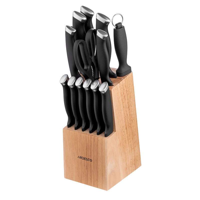Set de Cuțite Ardesto AR2114SW Gemini Gourmet Negru