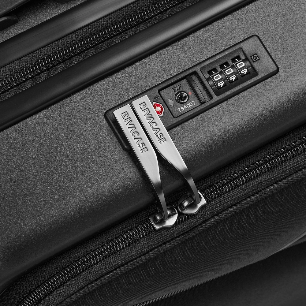 Valiză Rivacase Clark 8180 ECO Negru