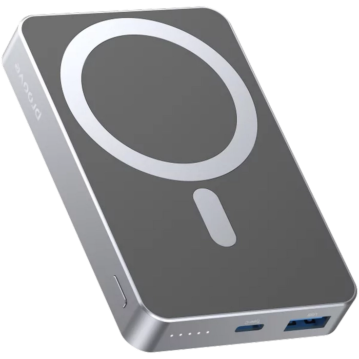 Acumulator extern Proove Carbon Slim 22.5W Argintiu