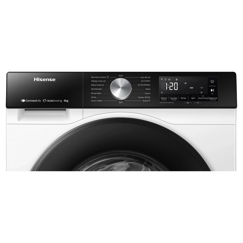 Mașină de spălat Hisense WF3S8045BW3 Alb