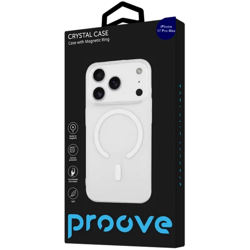 Husă Proove Apple iPhone 17 Pro Max Crystal Case MagSafe Deep Blue