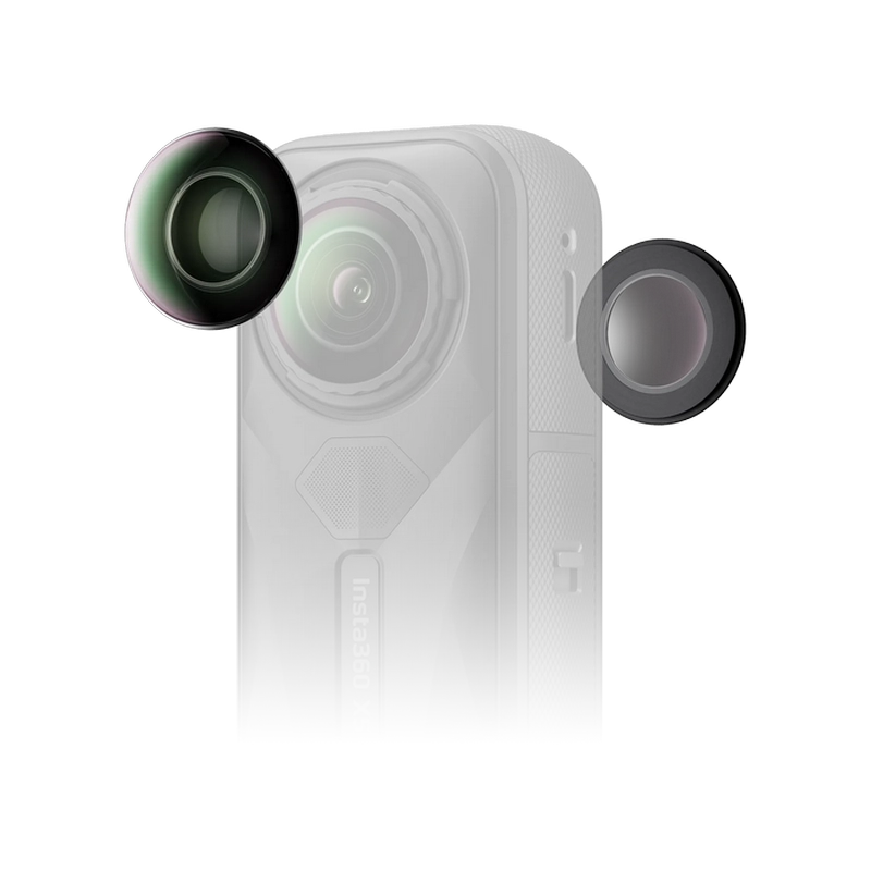 Accesorii pentru camere de acțiune Insta360 X5 Replacement Lens Kit Double Negru