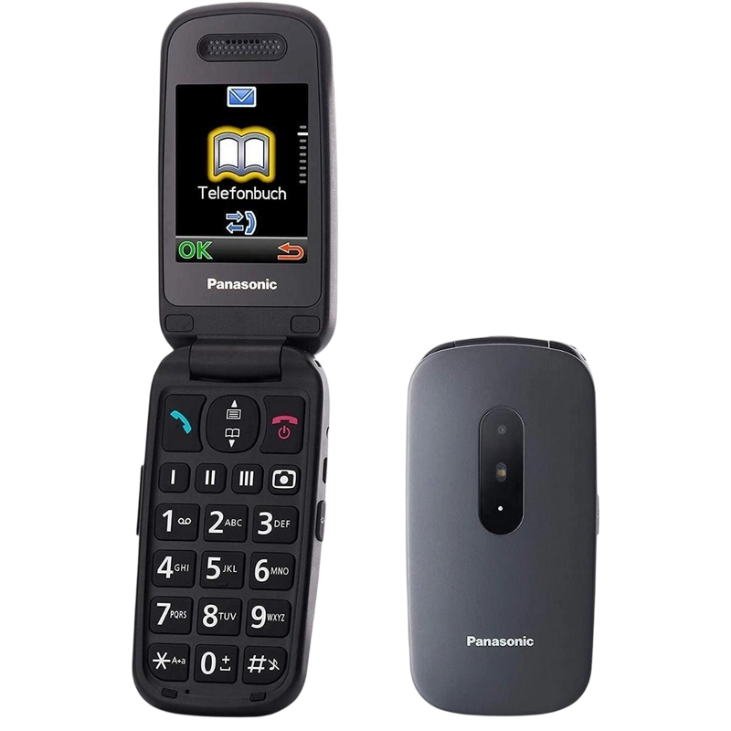 Telefon mobil Cu butoane Panasonic KX-TU446 Gri