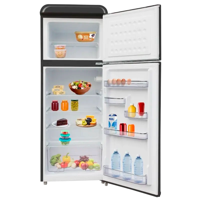 Холодильник STARCREST SRF-208BK Зеркально-чёрный