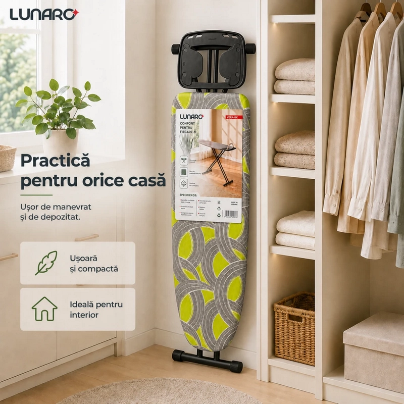 Masă De Călcat Lunaro VERA-BK Negru