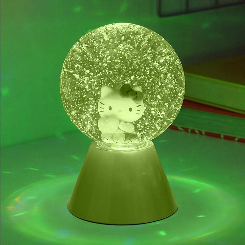 Lampă de noapte Paladone Hello Kitty LED Glitter Ball Multicolor