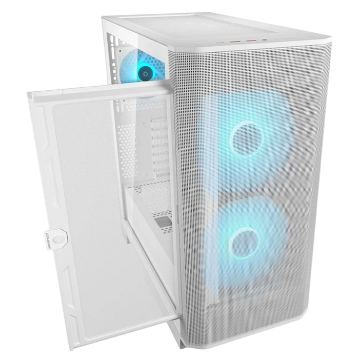 Carcasă PC Cougar Airface FLO RGB Midi-Tower Alb
