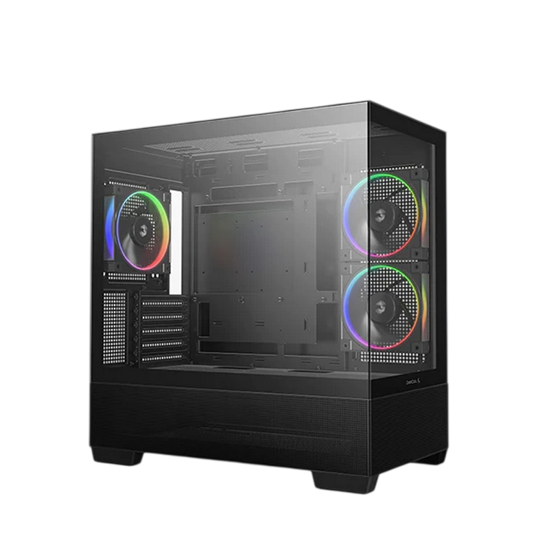 Carcasă PC Deepcool CG380 3F Mini-Tower Negru