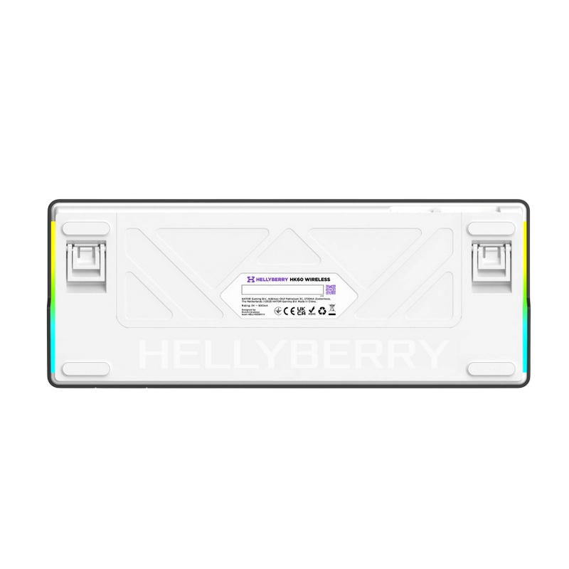 Tastatură HATOR Hellyberry HK60 Wireless Mecanic Alb