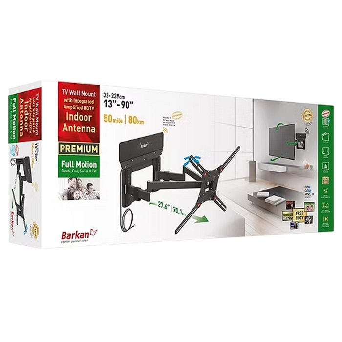 Кронштейн для телевизора BARKAN VTM464L Черный