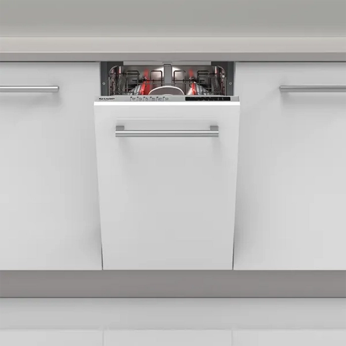 Посудомоечная машина Sharp QW-NS15I49E0X-EU Серебристый