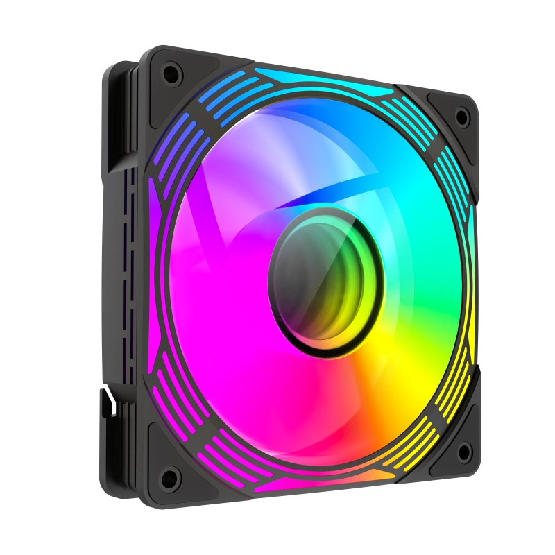 Ventilator PC Gamemax FN12A-C8I-R 120 mm Negru