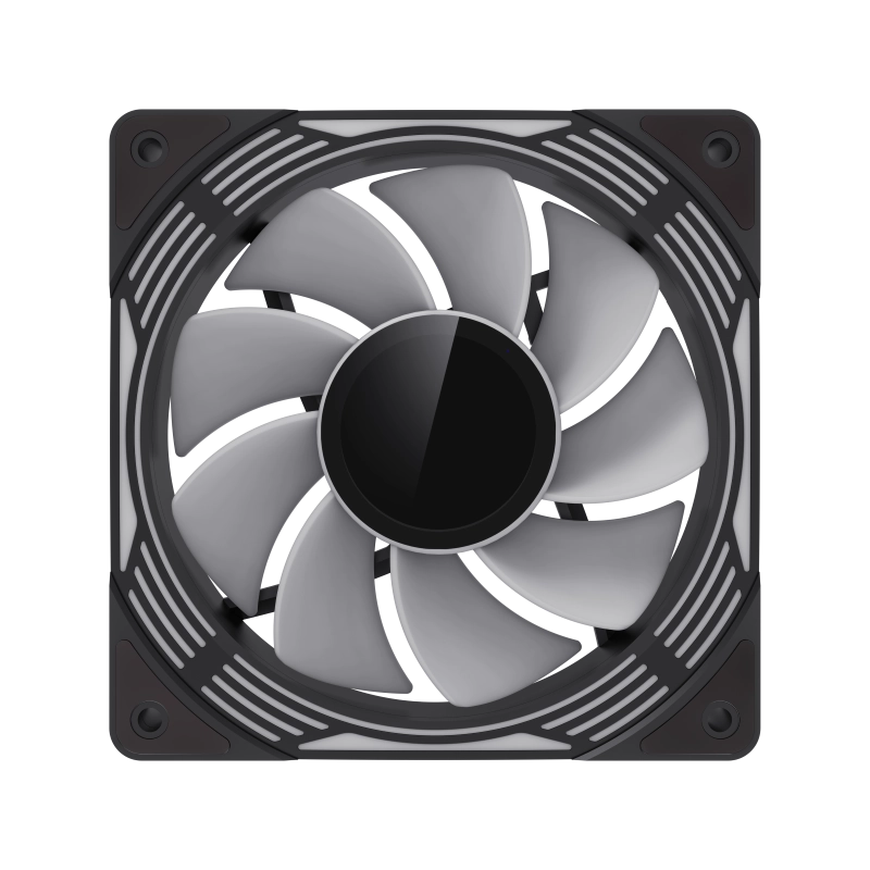 Ventilator PC Gamemax FN12A-C8I-R 120 mm Negru