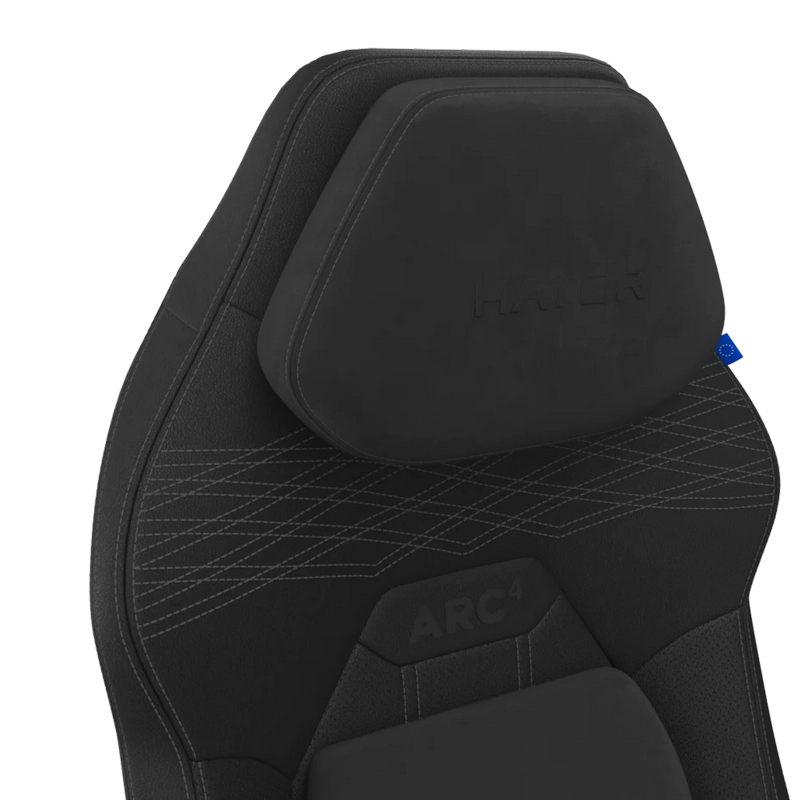 Игровое кресло HATOR Arc 4 XL Ткань, Искусственная кожа Чёрный