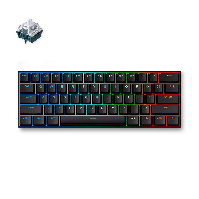 Клавиатура MCHOSE Ace 60 Pro Механический Черный