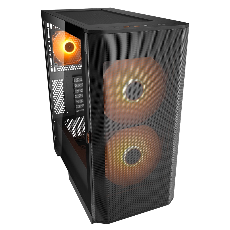 Компьютерный корпус Cougar Airface FLO RGB Midi-Tower Черный