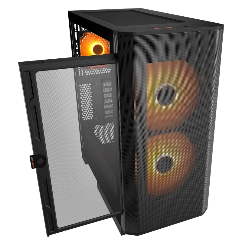 Компьютерный корпус Cougar Airface FLO RGB Midi-Tower Черный