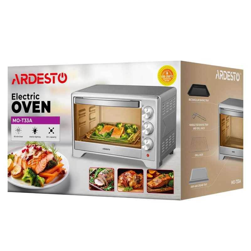 Cuptor Electric Ardesto MO-T33A Oțel inoxidabil