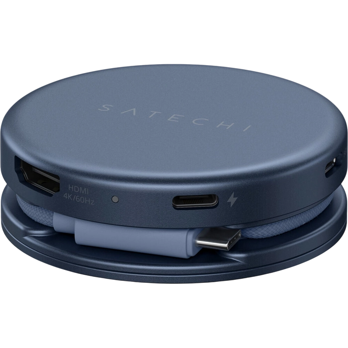 Adaptor multiport Satechi OntheGo Albastru